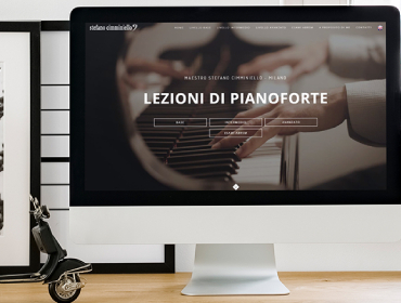Creazione sito web professionale lezioni pianoforte Monza - Sito insegnante pianoforte Monza - Sito web insegnante musica Monza - Creazione siti web Monza
